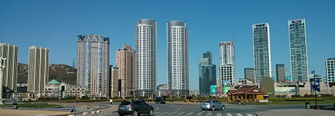 High tower apartments in Dalian